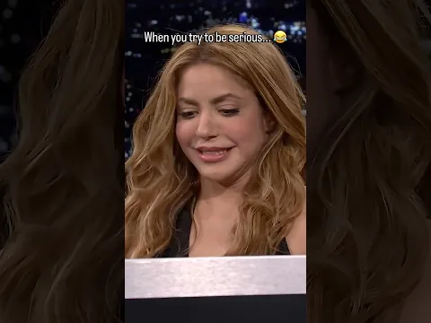 SHAKIRA'S ICONIC LAUGH WITH JIMMY FALLON! 😂❤️ Pure joy! #Shakira #JimmyFallon #Shorts