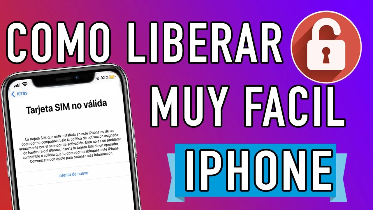 Como Liberar Un Iphone - Todas las versiones 5s, 5c, 5, 4s, 4, 6, 3Gs...