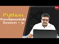 Python Tutorial Python Fundamentals Session 31