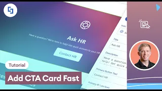 Add a SharePoint Call to Action no code ShortPoint CTA Card