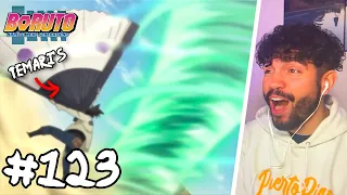 shikadai uses temaris fan boruto 123 reaction urashiki returns