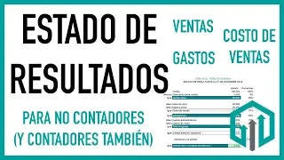 Estado de resultados paso a paso en excel para principiantes ✅
