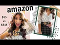 AMAZON DUPES 35 VS 545 FAKE GUCCI BELT 2023