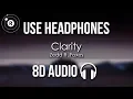 Download Lagu Zedd ft. Foxes - Clarity (8D AUDIO)