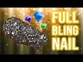 Full Bling Nail using New Diamond Collection