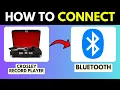 HOW TO CONNECT CROSLEY RECORD PLAYER TO BLUETOOTH 2026 FULL GUIDE