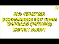 GIS Creating bookmarked PDF from Mapbook Python export script 2 Solutions