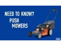 Need to Know Push Mowers