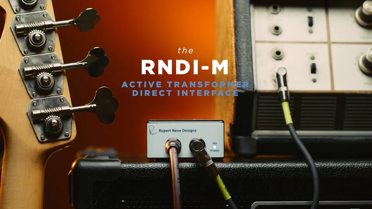 RNDI アクティブトランスフォーマーダイレクトインターフェース The RNDI Active Transformer Direct Interface — Rupert Neve