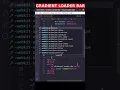 Gradient Loader Bar HTML and CSS