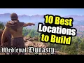 10 Best Oxbow Locations to Build - Medieval Dynasty