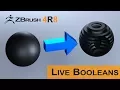 Zbrush 4R8 Live Booleans