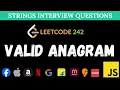 LeetCode 242 - Valid Anagram