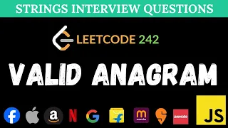 LeetCode 242 - Valid Anagram