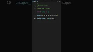 How to get all unique numbers of a Python List