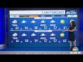 First Alert Forecast Increasing clouds ahead of storm