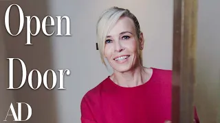 Inside Chelsea Handler s Lively Home With An Outdoor Pizza Oven Open Door