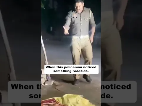 A Policeman’s Small Act of Kindness That Protected a Sleeping Baby  #trugetherness #donation