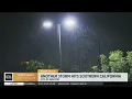 Steady rain falls across the Southland Tuesday morning