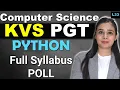 KVS PGT - Computer Science MCQs With Explanation KVS MCQs Series Python Full Syllabus L33