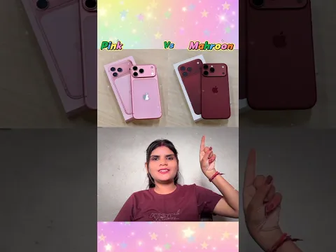 Pink 🩷 VS Mahroon 💜 Miss-SiyaVlogs #funny #short