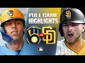 BREWERS vs PADRES Full Game Highlights August 10 2026 MLB Season