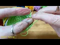 Invisible decrease back loop