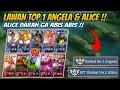 Download Lagu Lawan Top 1 Global Alice \u0026 Angela !! Meta Ciki Vs Meta Healer !! Darah Alice Ga Abis Abis !!😫 MP3