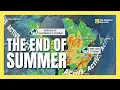 The end of summer in Canada what the weather forecast says