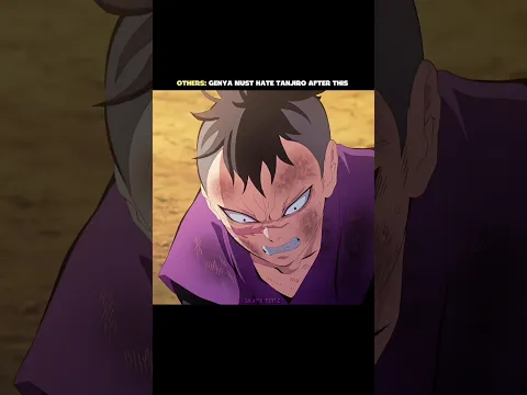 Genya saving tanjiro 🥺❤️‍🩹 #demonslayer #foryou #kimetsunoyaiba #shorts