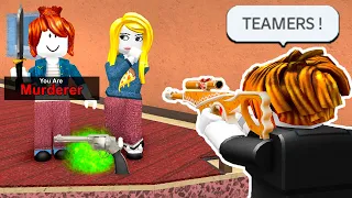 mm2 funny moments teamers 