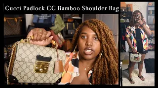 Gucci Padlock Bamboo Shoulder Bag Review What Fits Inside---thecompletedlook