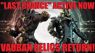 Warframe JUST Got New Prime Resurgence For Aya Vauban Prime Relics Return