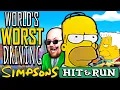 ToG World s WORST Driving in Simpsons Hit Run