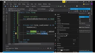 VB107 - VB NET Using Random Numbers