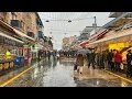 Lagu Jerusalem Hit by Storm Byron – Heavy Rainfall and Dramatic Street Scenes (4K)