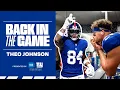 Theo Johnson Back in the Game New York Giants