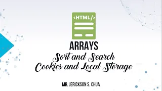 JavaScript Array Sort and Session Handling