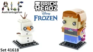 Lego Frozen Brickheadz 41618 Anna &amp; Olaf - Lego Speed Build Review