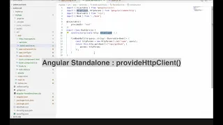 Angular Standalone provideHttpClient