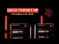 GECO TARGET HP - Rifle cartridges with best suitability for competition and shooting range