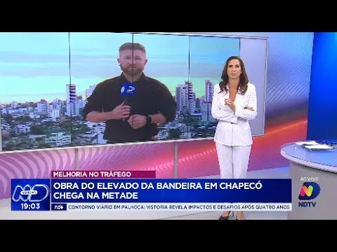 Meio caminho andado: Chapecó celebra avanço significativo na obra do Elevado da Bandeira