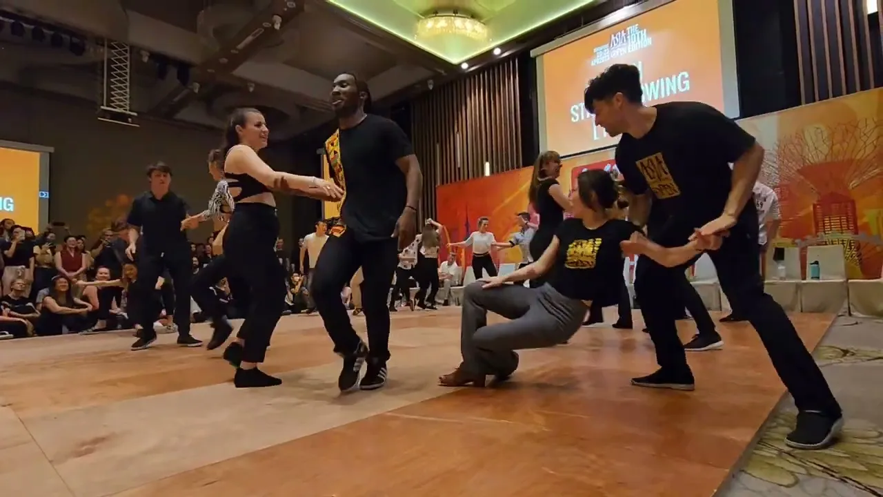 "Bad Habits" Khayree Jones & Melodie Paletta - AllSkate Open Strictly Swing Asia Open 2023