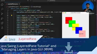 Java Swing JLayeredPane Tutorial Managing Layers in Java GUI Code With Abubokkor