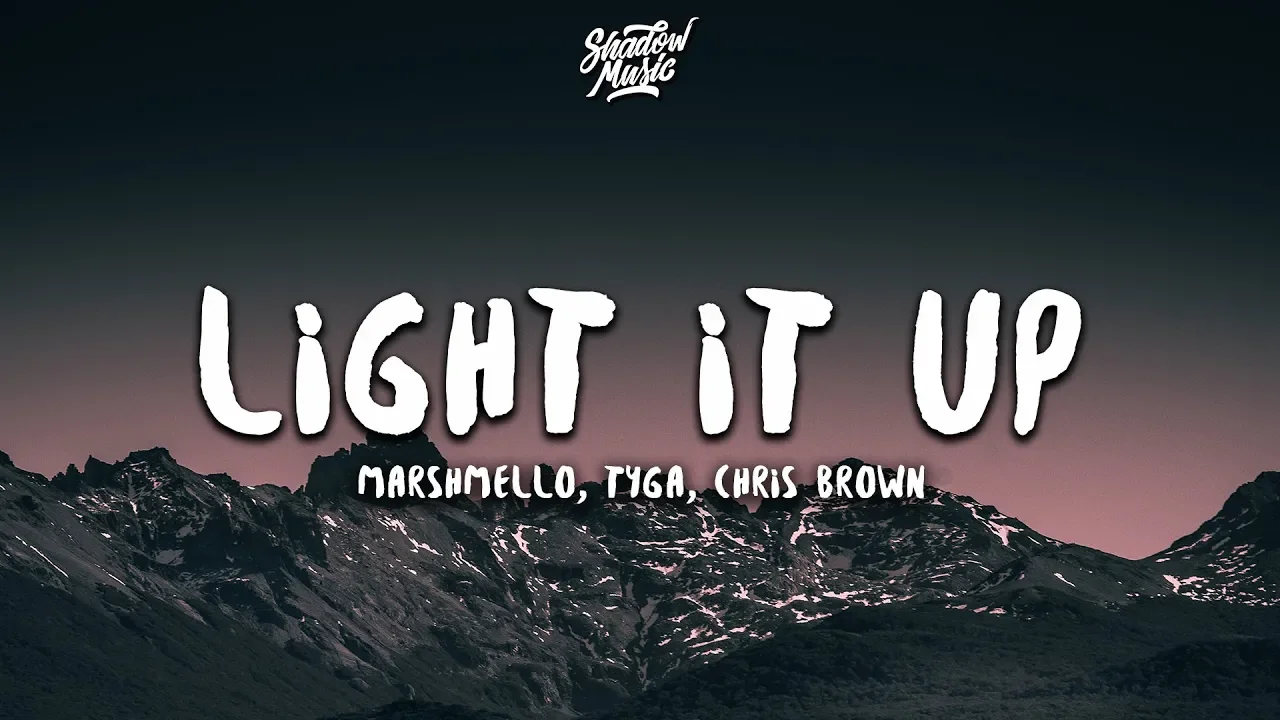 Marshmello, Tyga, Chris Brown - Light It Up (Lyrics)