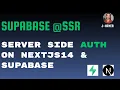 Thats the way How to Supabase SSR Auth in Nextjs 14