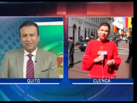 Embanderamiento de Cuenca por fiestas de Independencia