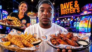 Deeply Diving Into EVERY FOOD At Dave And Busters . . .