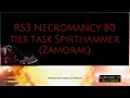 RS3 Necromancy 80 Tier Task Spirit hammer Zamorak