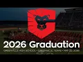 Greenville High School 2026 Graduation